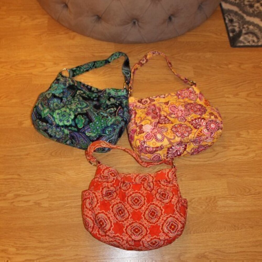 Vera Bradley Reversible Tote 3 for 1 money!